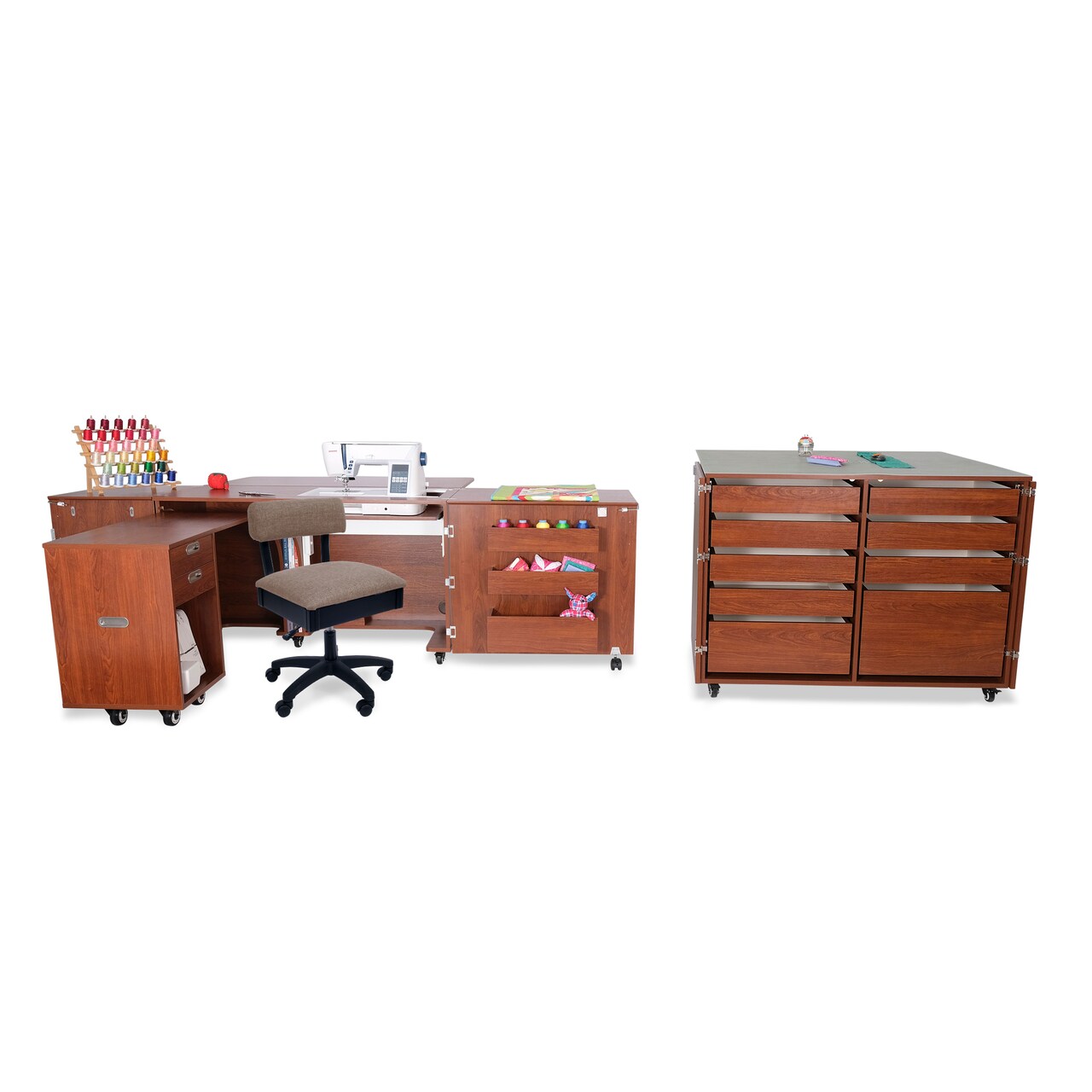 Kangaroo Sewing Furniture Studio Set: Dingo With Aussie and Hydraulic Chair Bundle